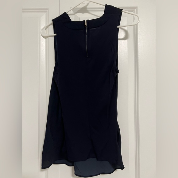 Ann Taylor Blouse - Extra Small - Navy - Picture 2 of 3